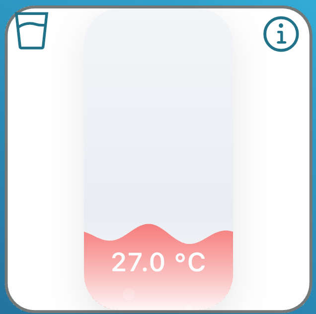 Tuile Niveau sur le dashboard