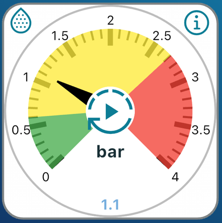 Tuile Lavage sur le dashboard